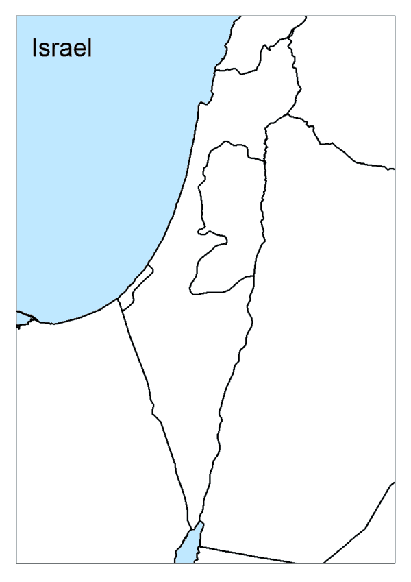 Maps of Israel Geography Realm