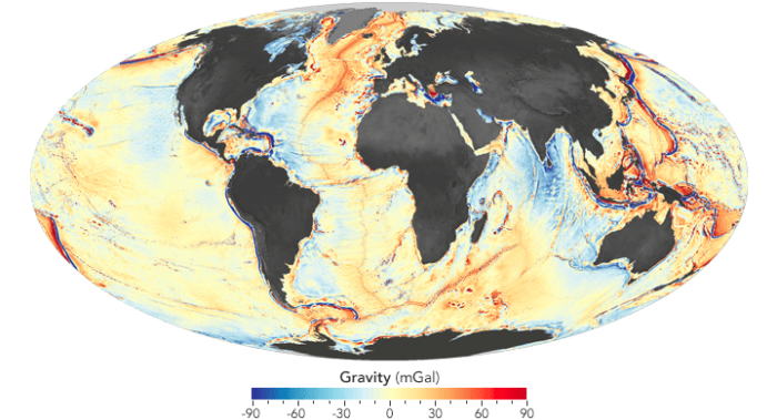 NASA Earth Observatory maps by Joshua Stevens, using data from Sandwell, D. et al. (2014).