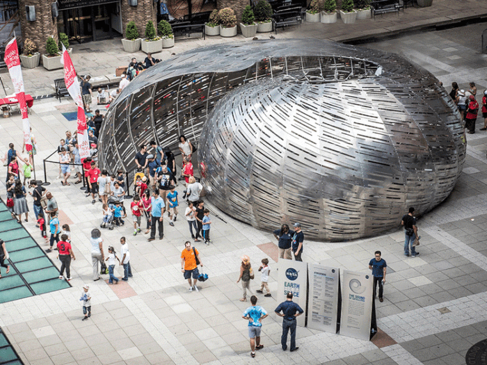 NASA's Orbit Pavilion. Photo: David Delgado / NASA JPL