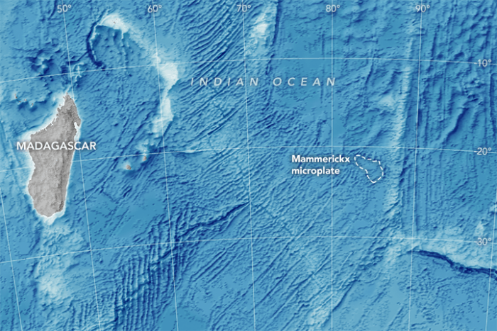 NASA Earth Observatory maps by Joshua Stevens, using data from Sandwell, D. et al. (2014).