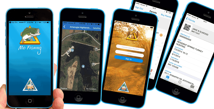 Screenshots from MDC's mobile and GIS apps.  