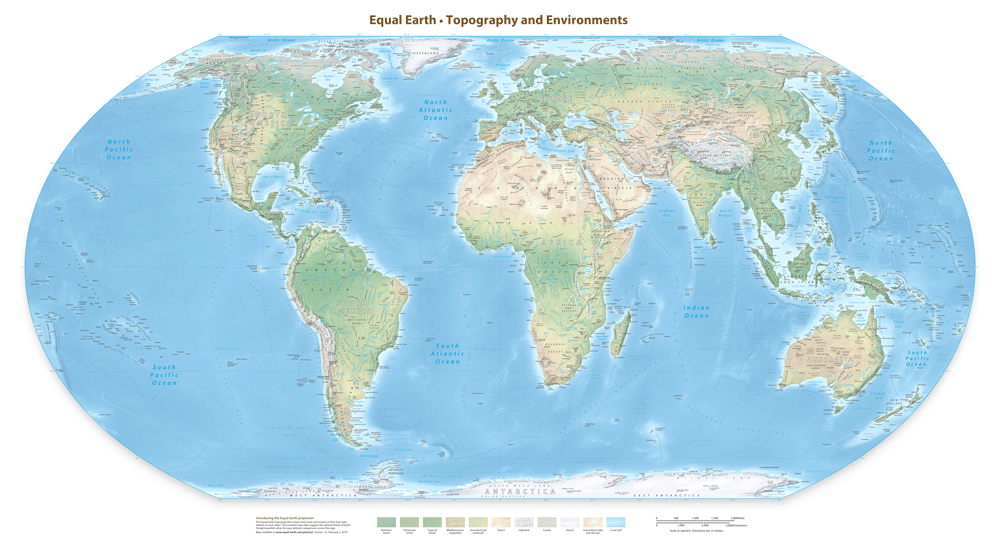 Types Of Map Projections Geography Realm