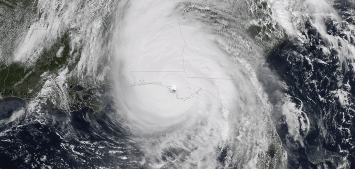 Goes-16 Pseudo-natural Color Image of Hurricane Michael at 1730 UTC 10 October 2018. Image: NOAA/NESDIS