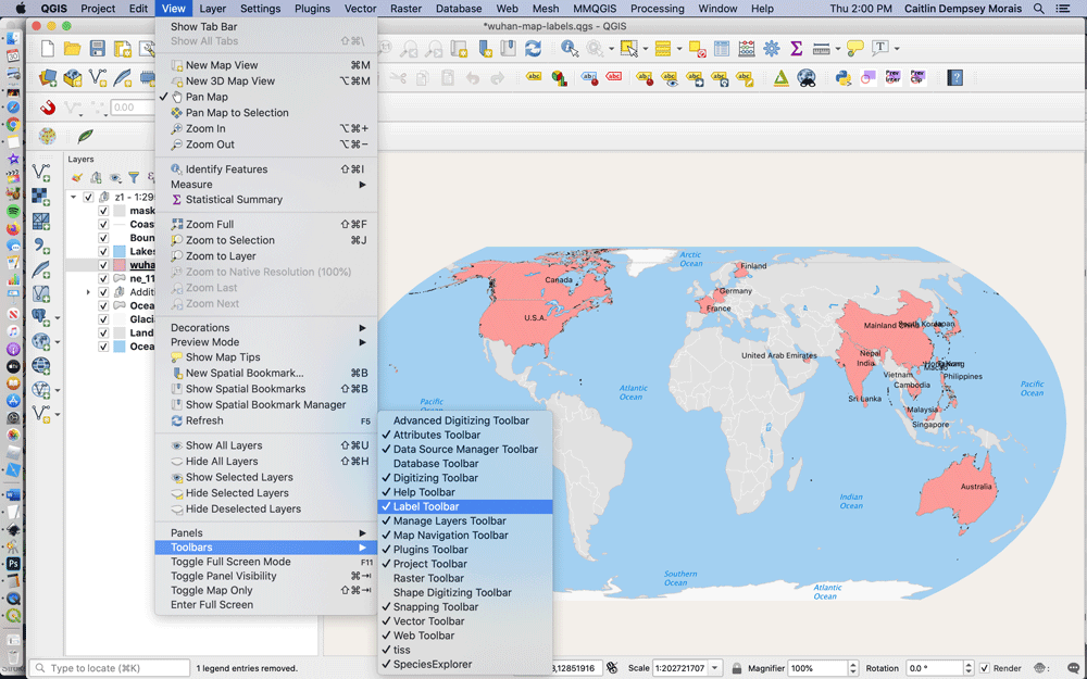 QGIS is a very popular popular open source GIS software.