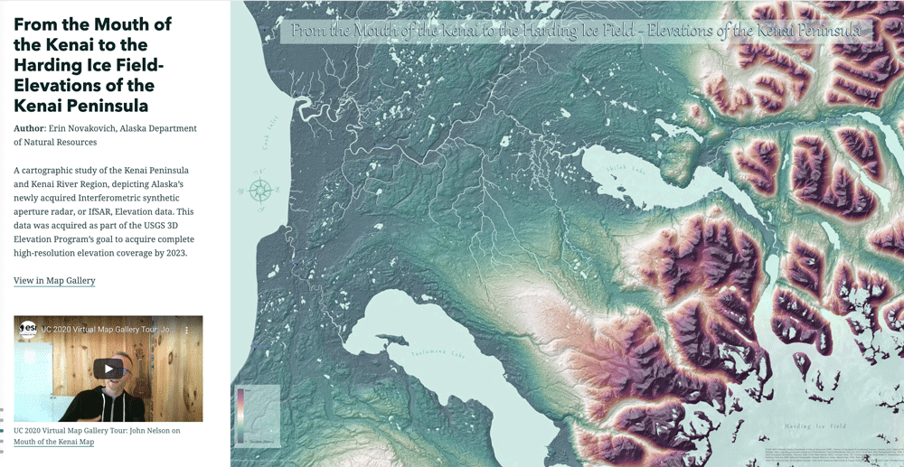 Esri Cartographers have selected a few of their favorite maps from this year's Esri UC Virtual Map Gallery.