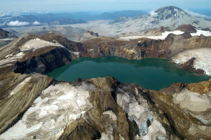 Katmai Calder, Katmai National Park and Preserve, NPS, public domain.