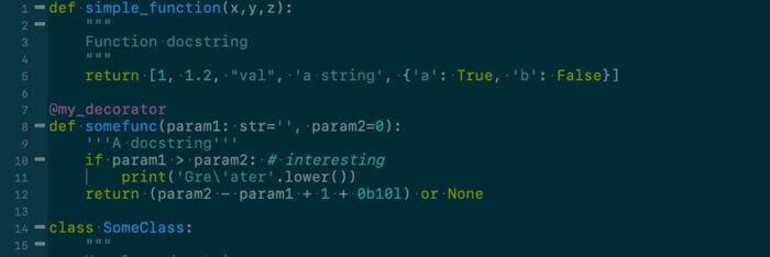 Python code on a screen.
