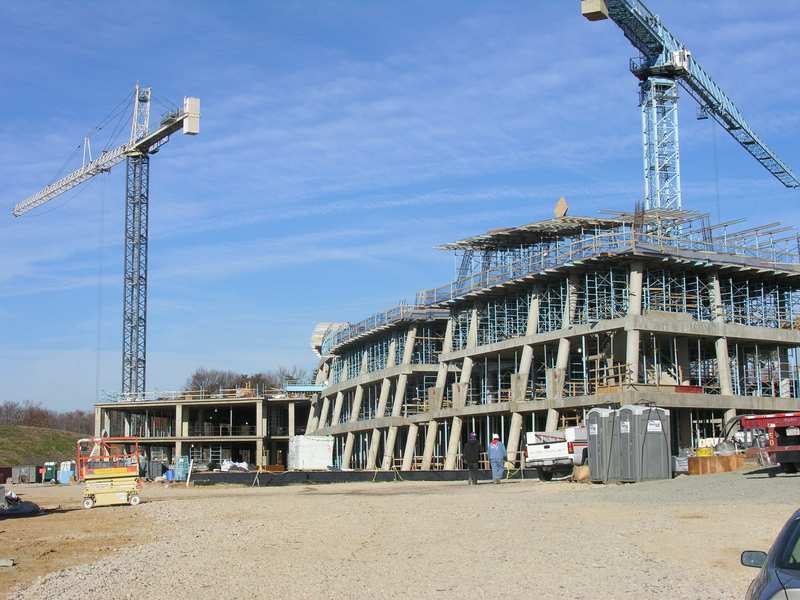 Building under construction.