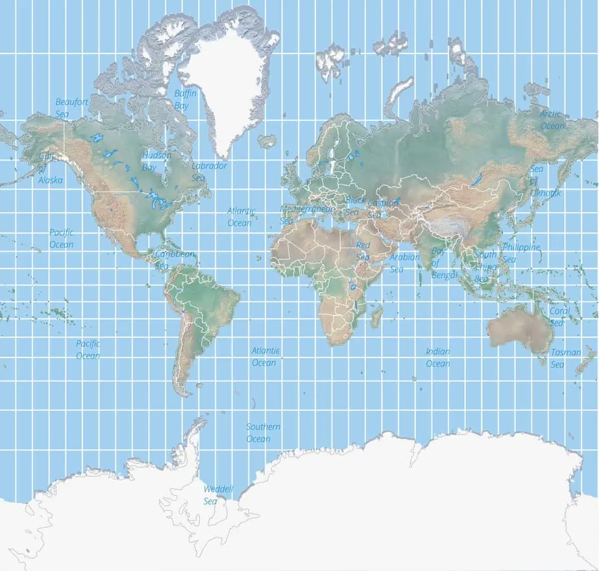 Mercator Cylindrical Projection The Cylindrical Projection In The Mercator Cylindrical Projection The Cylindrical Projection In The