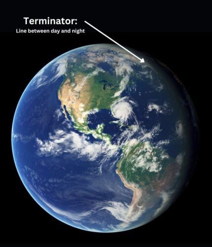 Winter Terminator Line How the Earth's Terminator Changes With the Seasons - Geography Realm