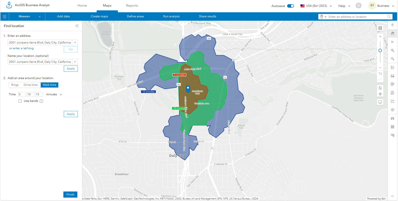 Getting Started with the ArcGIS Business Analyst Web App - Geography Realm