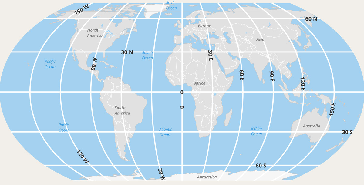 Blank World Map With Latitude And Longitude Blank World Map With Latitude And Longitude